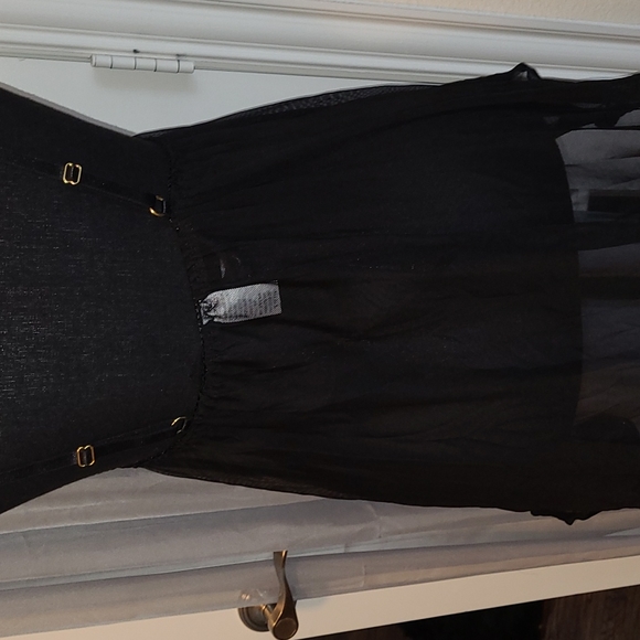 💕NWT Spree Intimates Women Mesh Triangle Cup Sequin Babydoll Set💕Size L - Picture 8 of 11